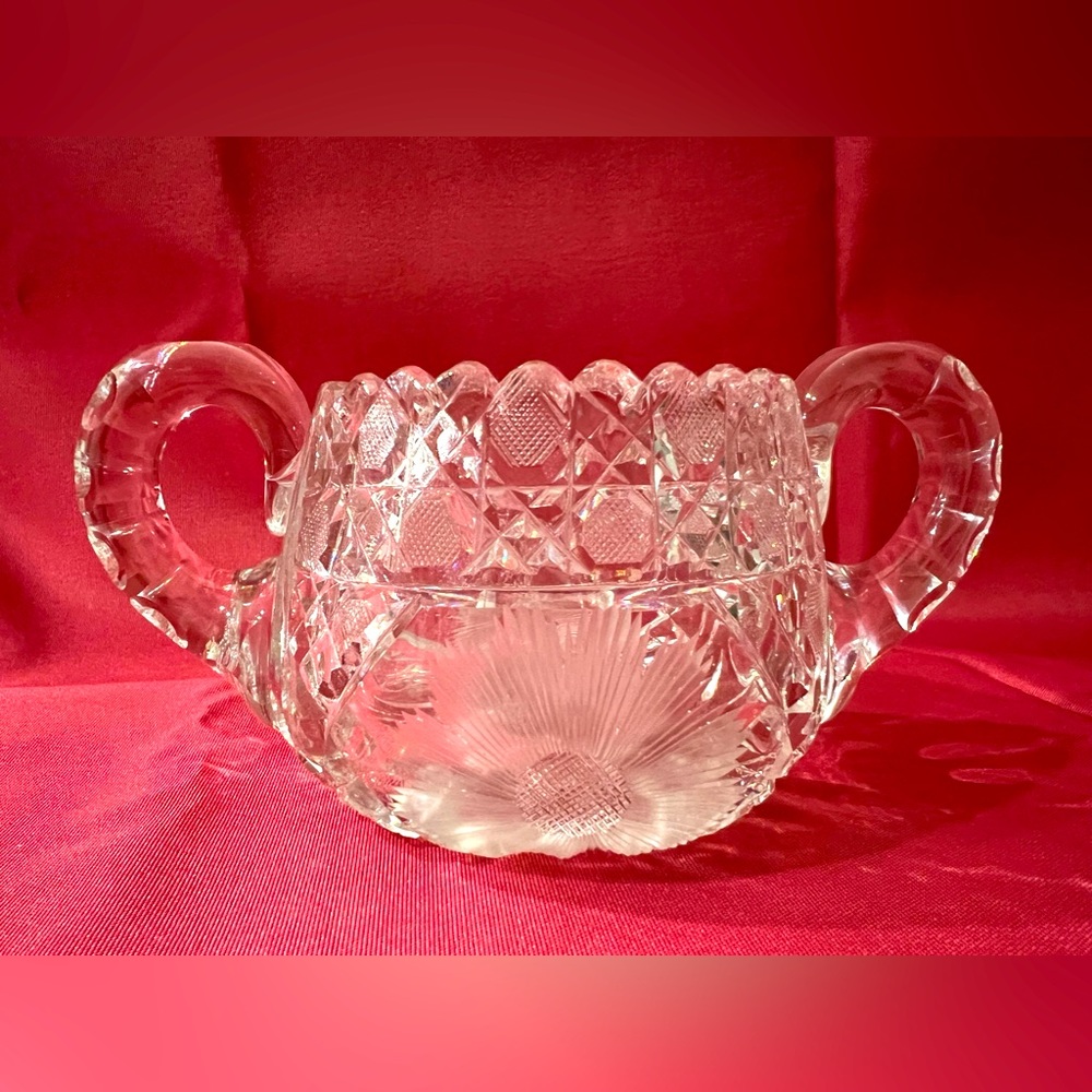 1920s American Brilliant Cut Glass Creamer